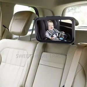 *Adjustable Baby Car Mirror With Wide Rear Seat View for Infant