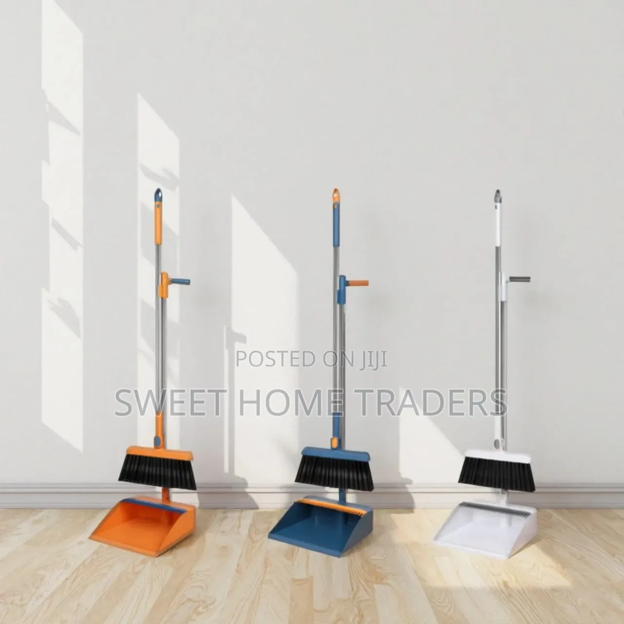 2 in 1 Broom Dustpan Set