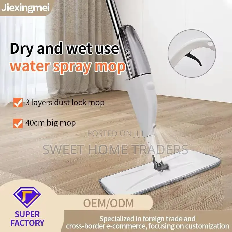 Fine and Wide *Wet Dry Spray Mop*