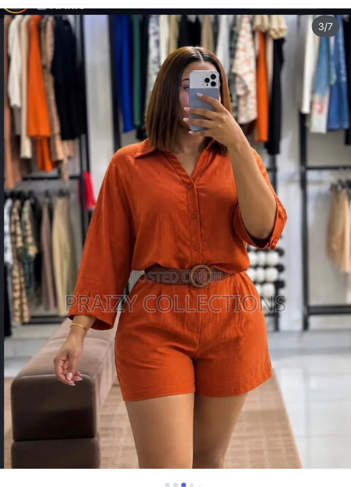 2pc Linen Short Set