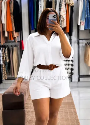 2pc Linen Short Set
