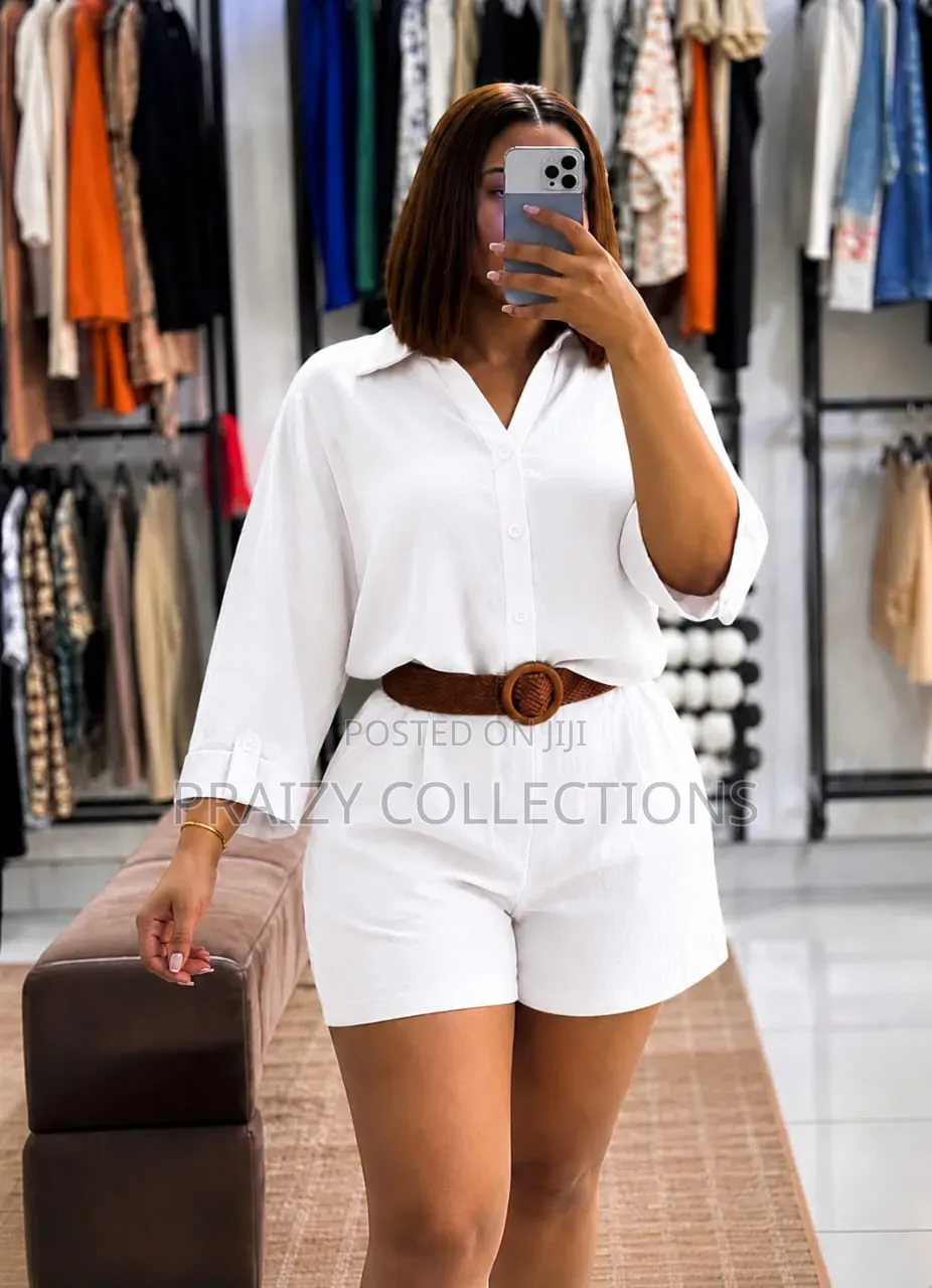 2pc Linen Short Set