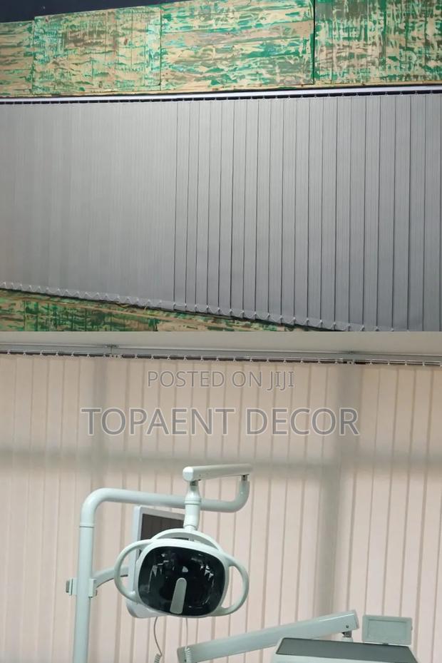 Light Grey and Beige, Vertical Strands for Vertical Window Blinds - main view