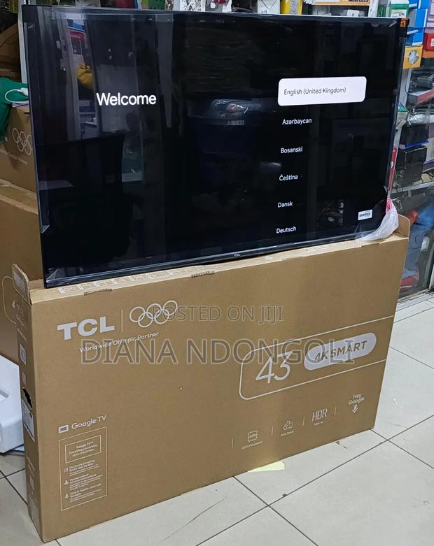 *Tcl 43" Smart Google Tv 2026 Model V6d