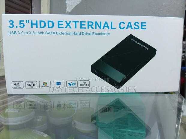 Black Crown 3.5 Drive Enclosure Usb 3.0 Harddisk Enclosure - Black