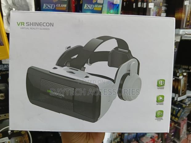 Vr Shinecon Virtual Reality Glasses With Built-in Headphones