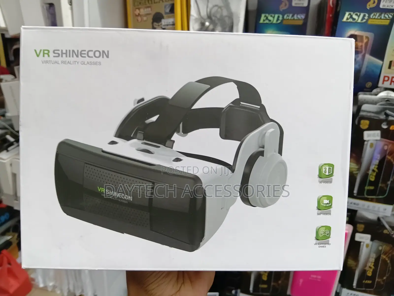 Vr Shinecon Virtual Reality Glasses With Built-in Headphones