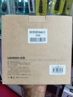 Ugreen Usb 2.0 Active Extension Cable With Chipset 30m Black