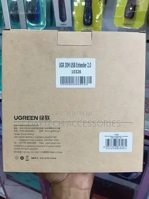 Ugreen Usb 2.0 Active Extension Cable With Chipset 30m Black