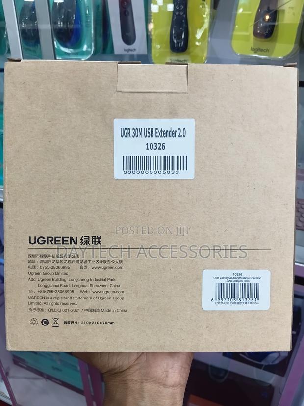 Ugreen Usb 2.0 Active Extension Cable With Chipset 30m Black - thumbnail 5