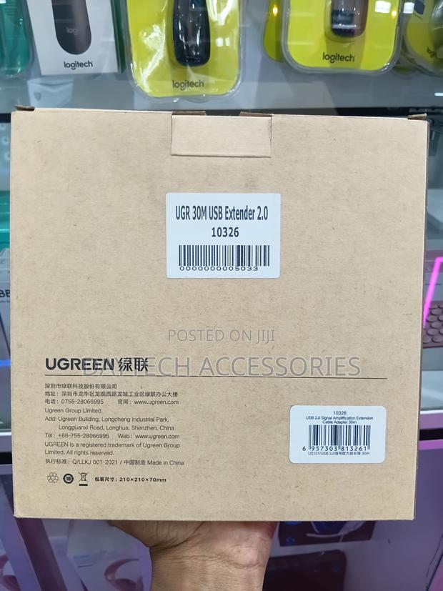 Ugreen Active Usb 2.0 Extension Cable 30m Black – Us121 (10326) - thumbnail 5