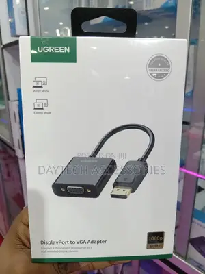 Ugreen Displayport Male to Vga Female Converter Adapter.