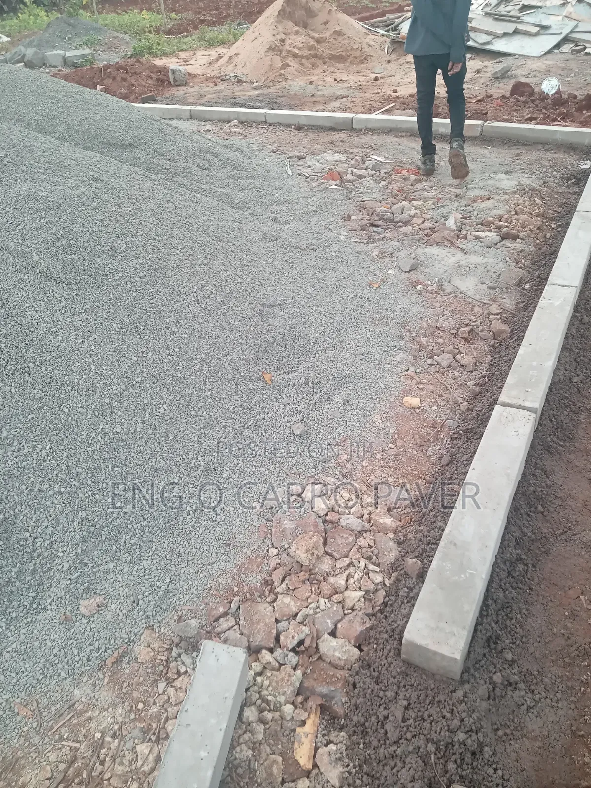 Professional Preparation Leveling Before Installation Cabro