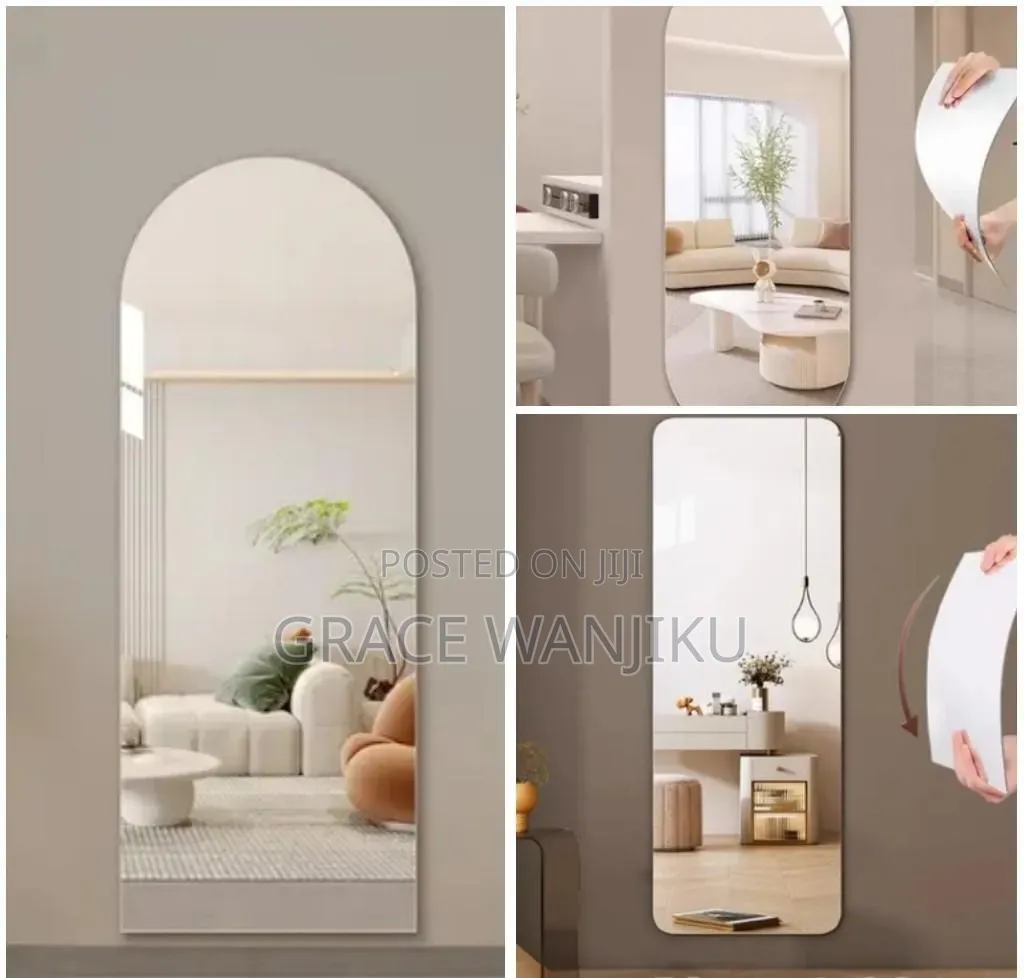 *Peel and Stick Unbreakable Mirror* 
Peel and Stick Square Shape-