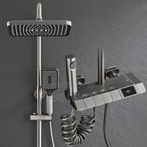 Grey Thermostatic Key Shower