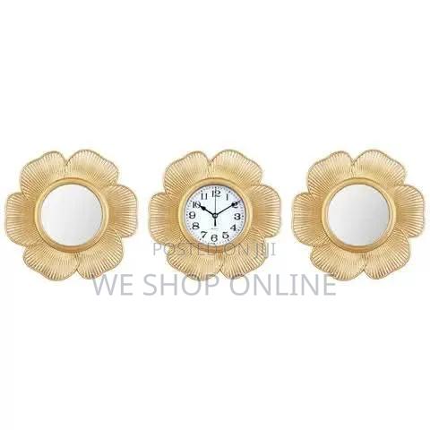 Wall Clock With 2 PCS Mirror - thumbnail 5