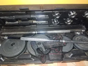 50kg Cast Iron Barrell And Dumbell Set