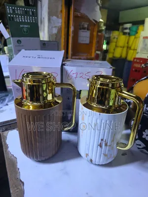 1ltr Marble Wooden Vacuum Flask