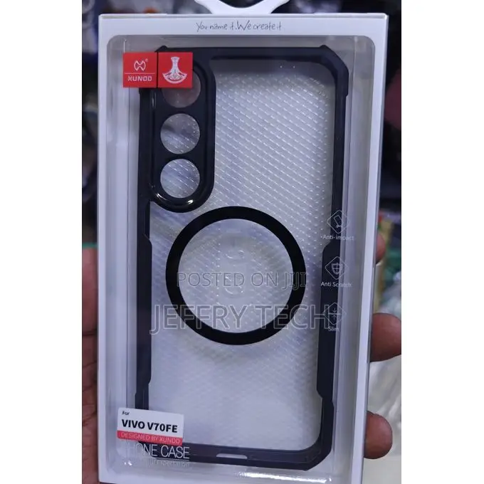 Xunod Case for Vivo V70fe Back Cover With Magsafe