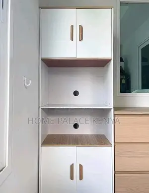 Kitchen Cabinet: Sideboard Cabinet With Microwave Oven Storage