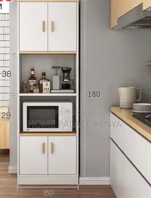 Kitchen Cabinet: Sideboard Cabinet With Microwave Oven Storage