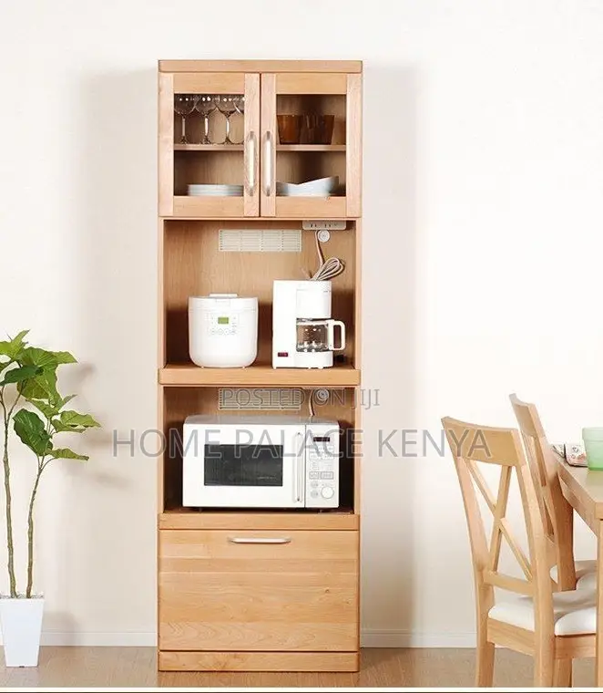 Kitchen Cabinet: Sideboard Cabinet With Microwave Oven Storage