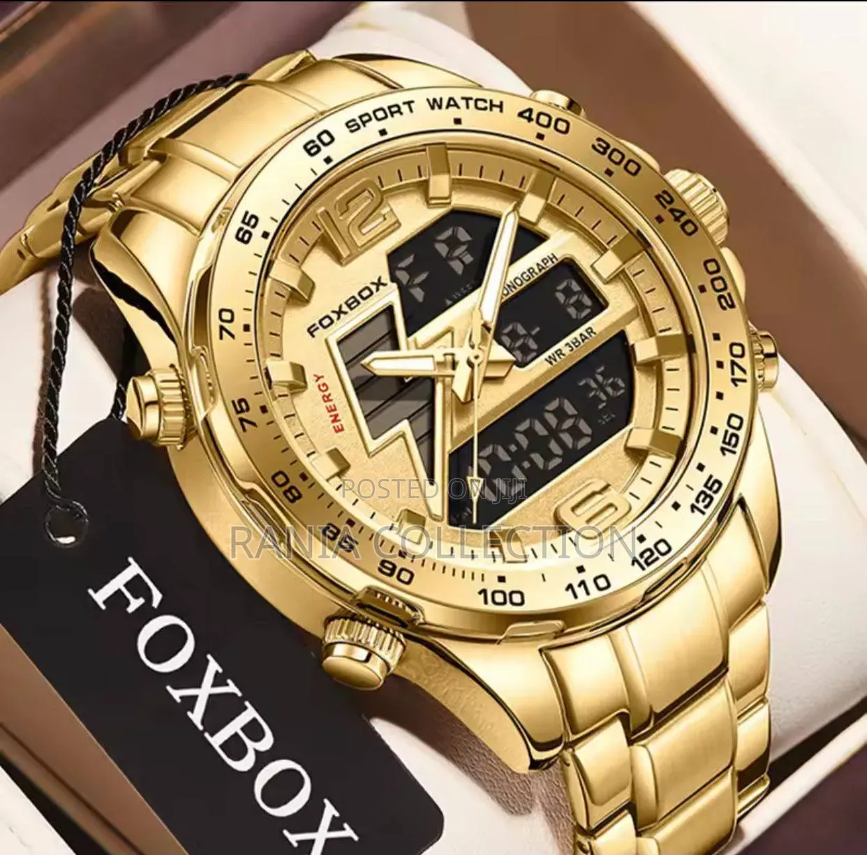 Foxbox Dual Time Gents Watch