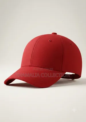 Plain Red Caps – Bulk Or Custom Branding