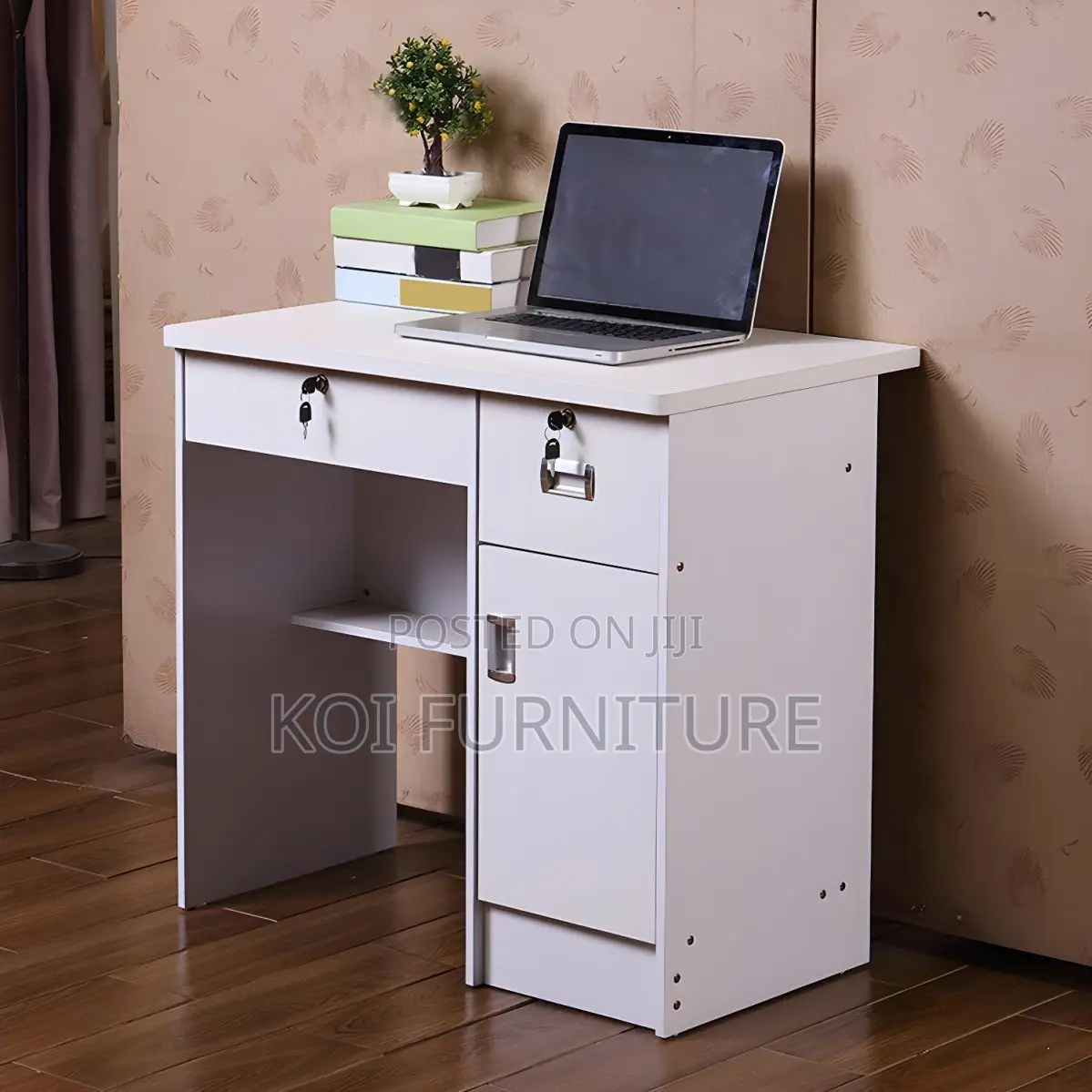 Office Desk; 1200mm Home Office White Clerical Desks