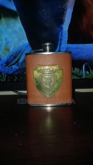 Scottish Leather Hip Flask