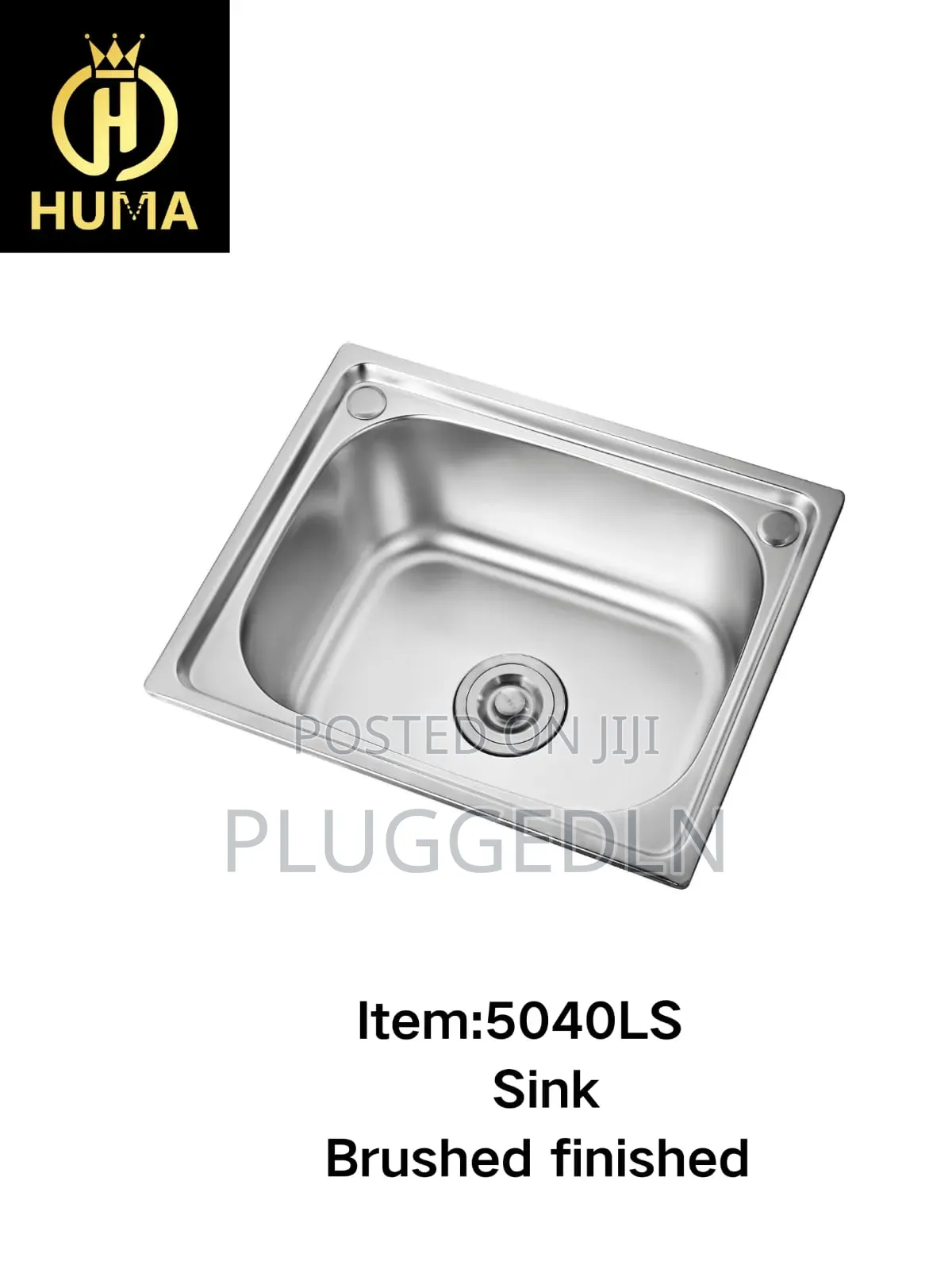 Sink 50×40cm Brushed Nickel Finished.