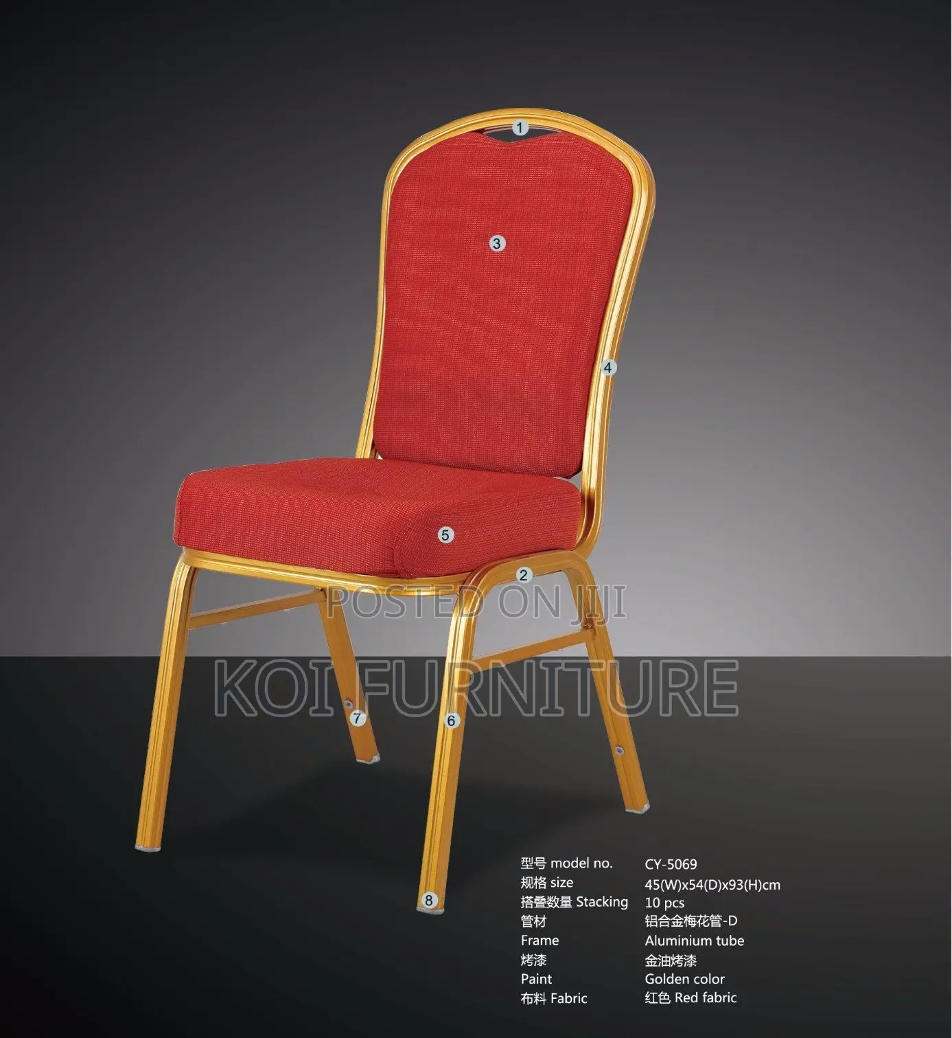 Office Chair; Office Banquet Armless Events Chair