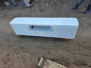 Tv Stand 6 Feet White With Doors Drawers