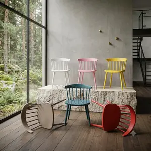 Dining Chairs; Armless Colored Home Eamess Dining Chair