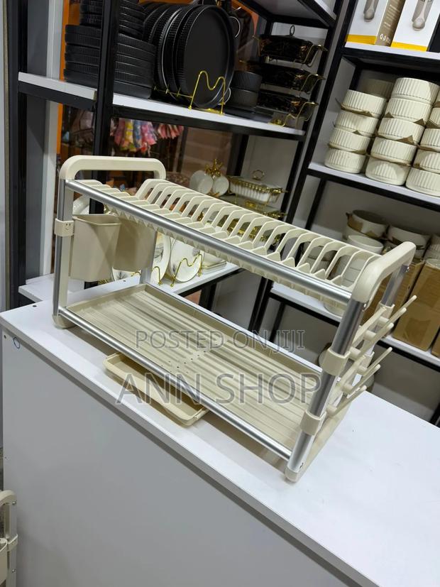 2 Layer White Dishrack