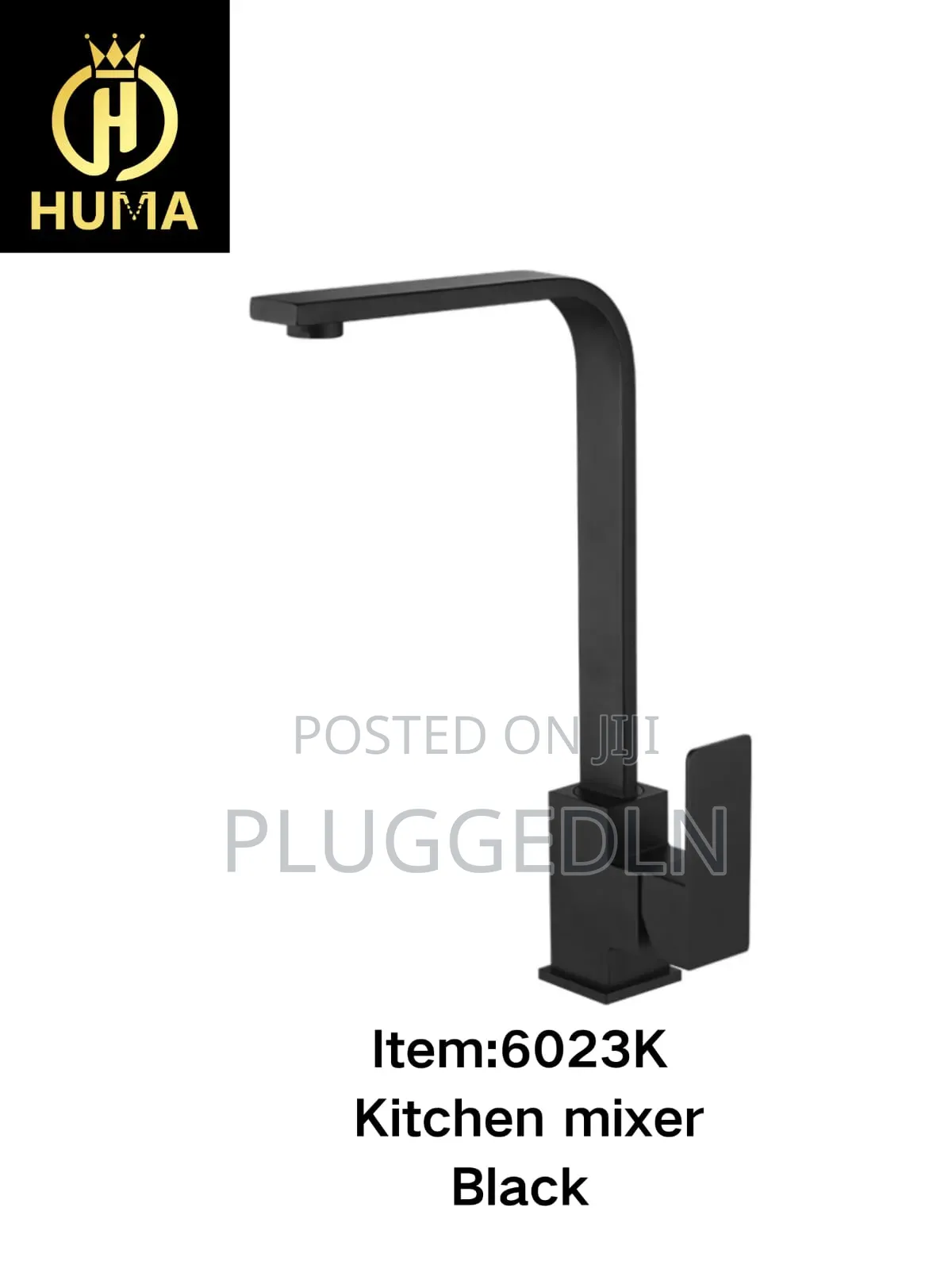 Huma Kitchen Mixer Black Finished