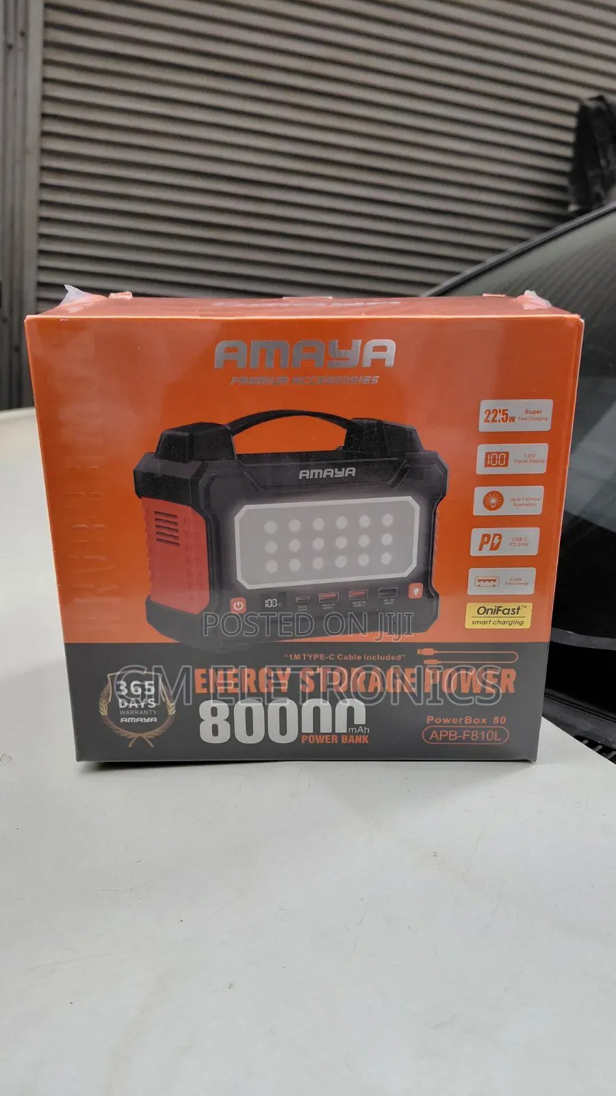 Amaya Powerbox 80 Apb-F810l 80,000mah 22.5w Energy Storage Power Bank