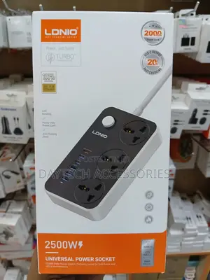 Ldnio Sc3604c Pd20w (3c+3u) 3port Power Strip (New Varient)