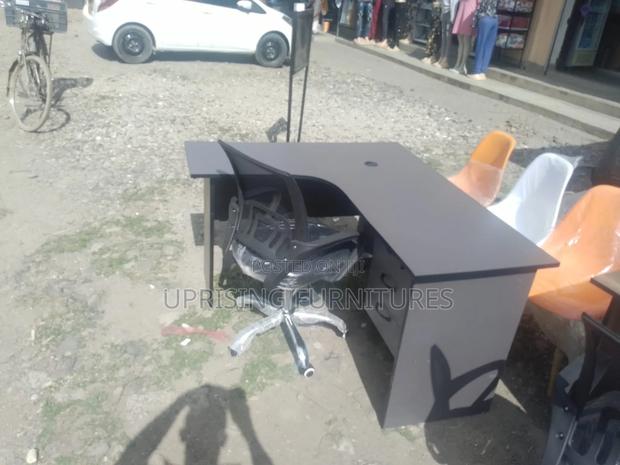 Office Desk and Chair L Shaped 4×4ft