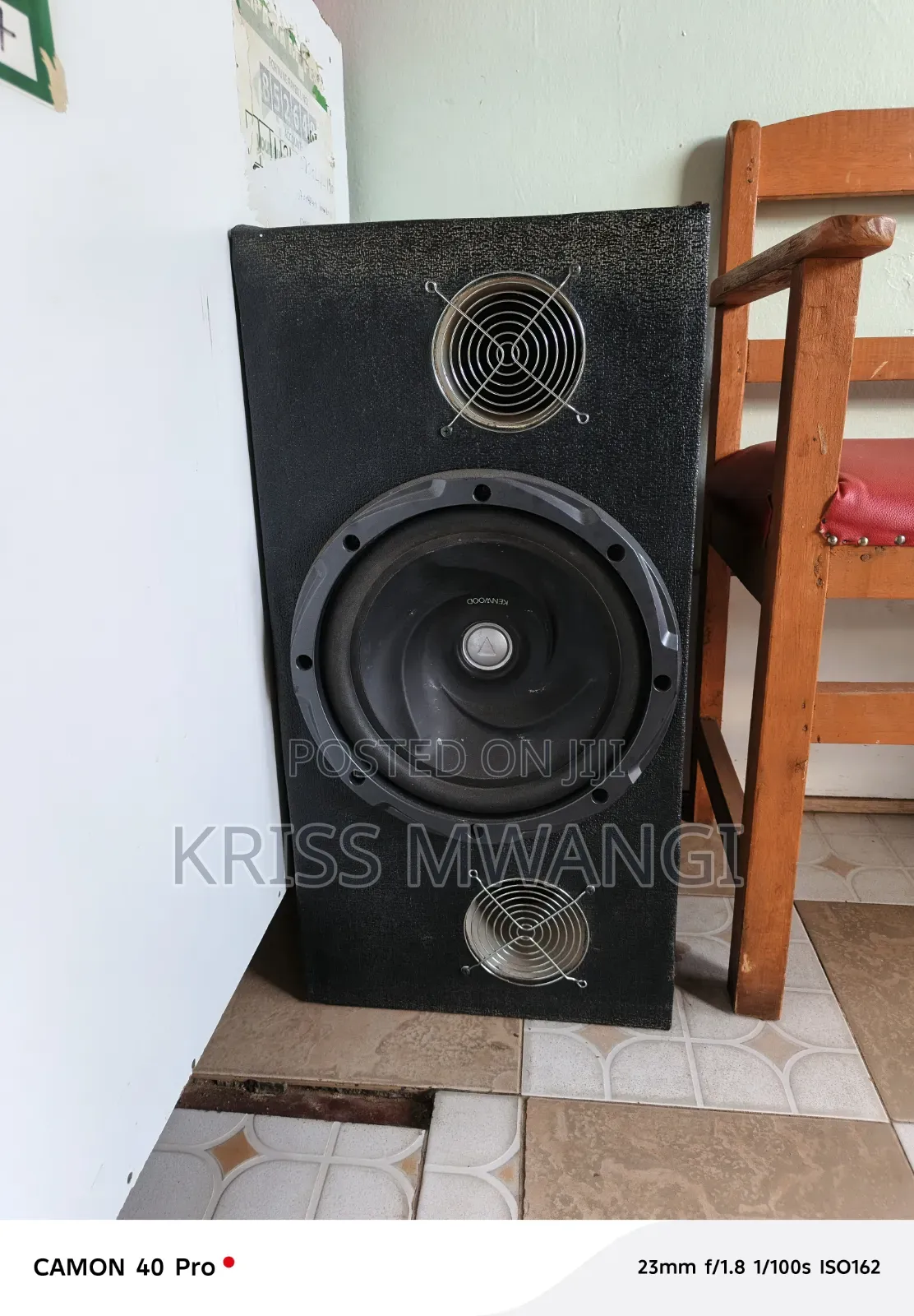 Cpu, Hard Disk, Monitor and Kenwood Woofer