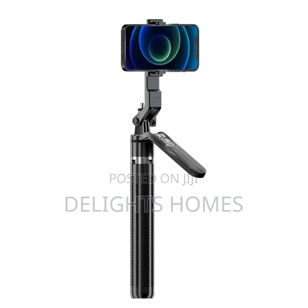 C12 Ai Tracking Selfie Stick and Tripod With Lights_dav