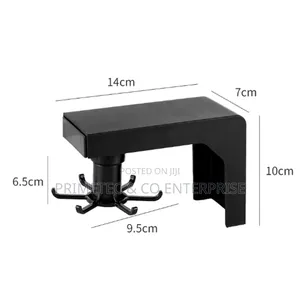 Multifunctional Shelf 6 Rotating Hooks Organizer
