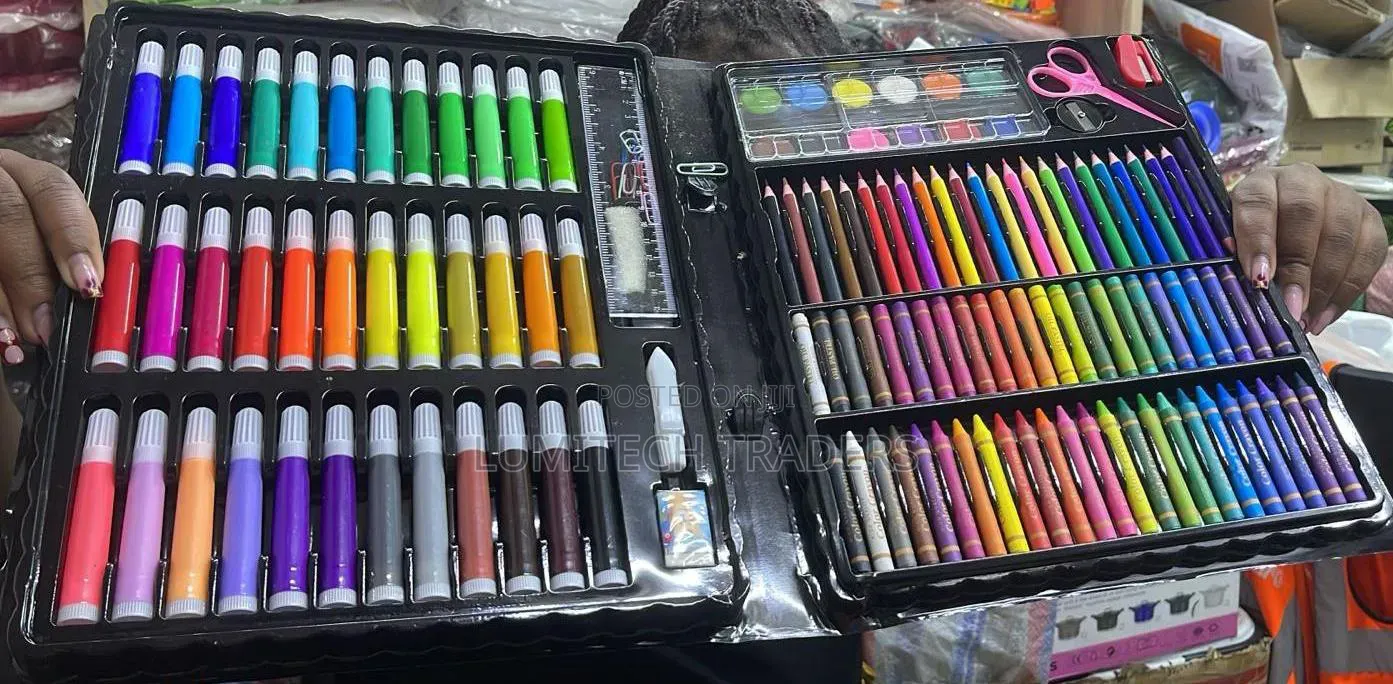 Drawing Art Set for Kids 150 PCS ( Black)