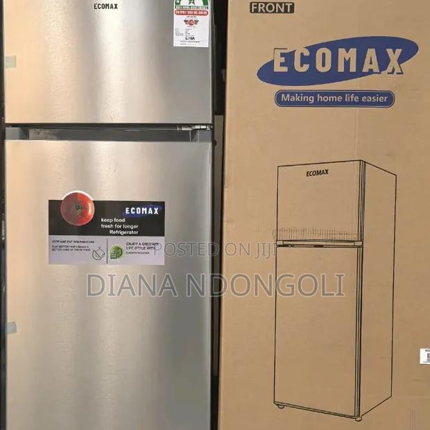 Ecomax 230 Litres Dark Silver Double Door Refrigerator