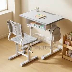 Home Table; Adjustable Homework Desk Chair Sets