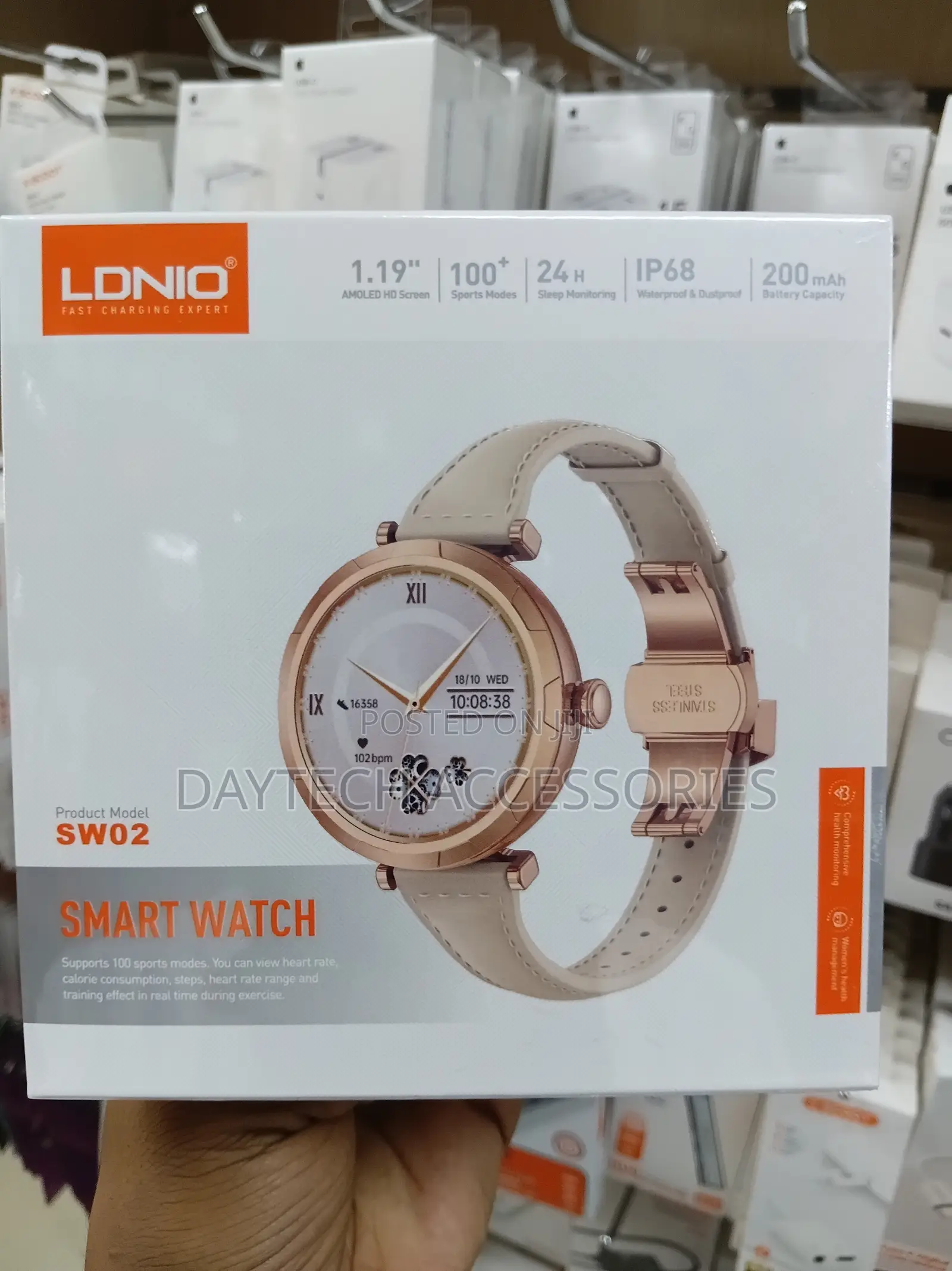 Ldnio Ladies Sw02 Smartwatch - Pink