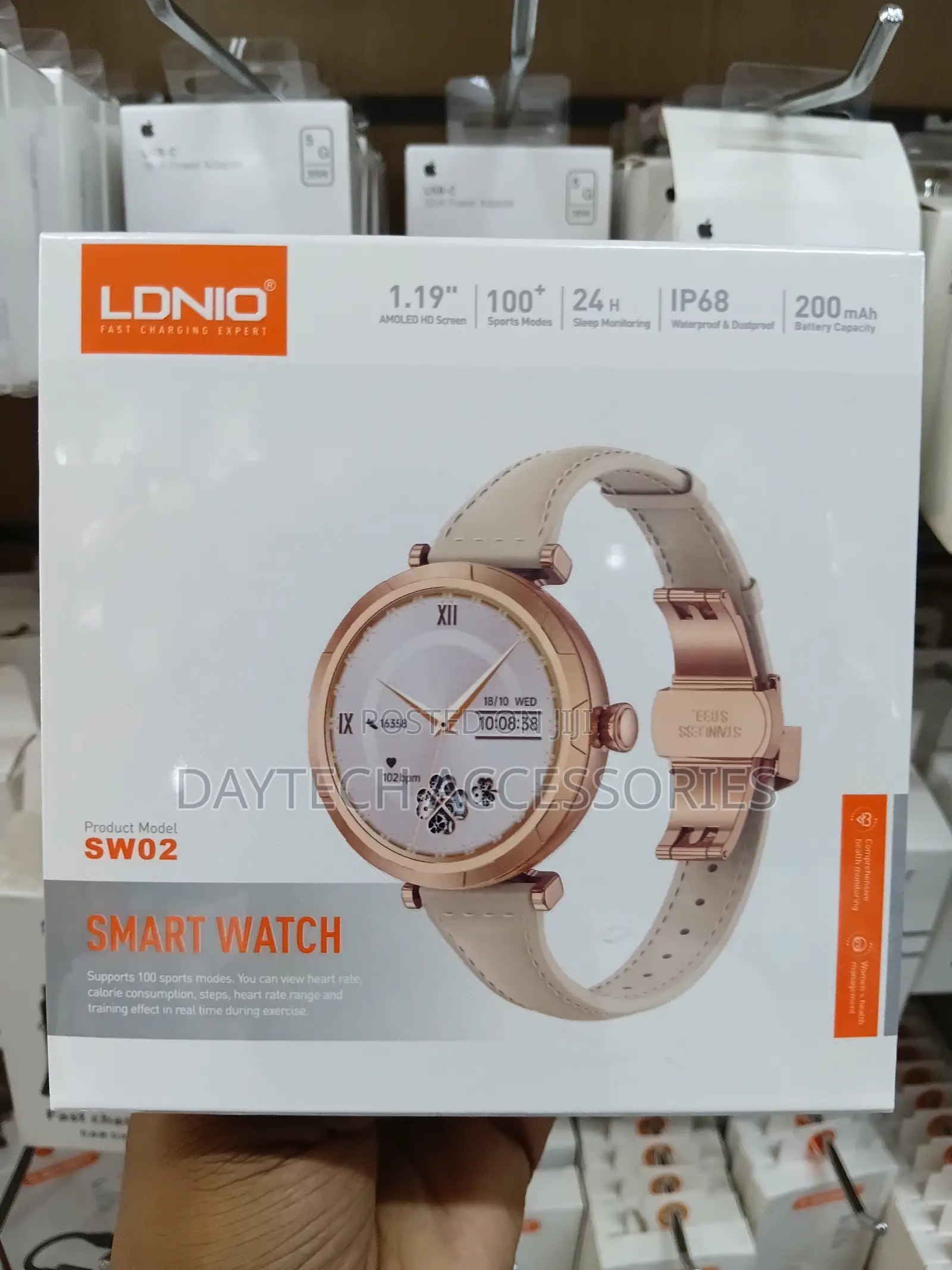 Ldnio Ladies Sw02 Smartwatch - Pink