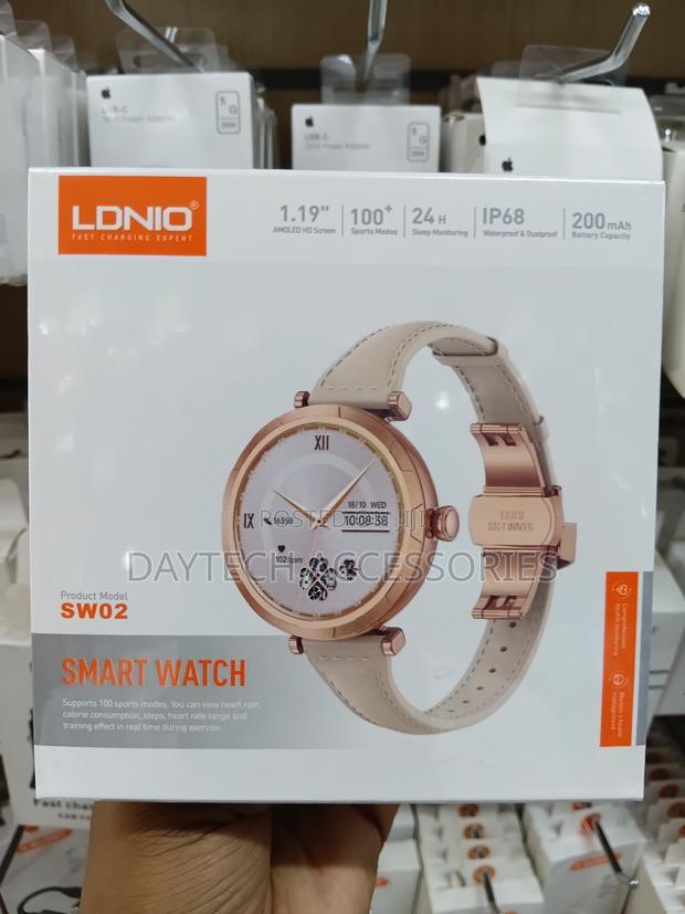 Ldnio Ladies Sw02 Smartwatch - Pink - thumbnail 3