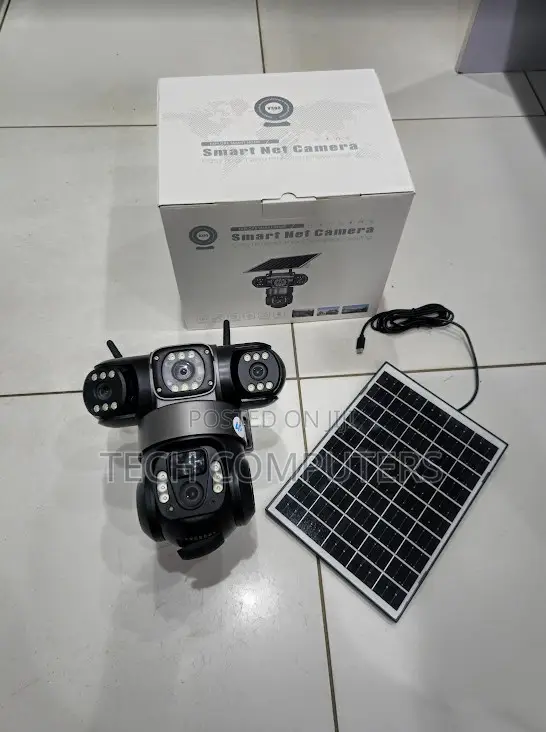 Outdoor Tripple Lens 4g Solar Camera Wireless Camera Solar