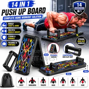 14 in 1 Foldable Push Up Board Home Gym Training System